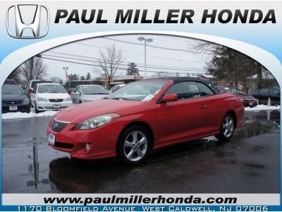 We finance: pre-owned convertible red leather