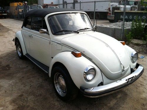1977 volkswagon vw beetle convertible bug salvage flood damaged no reserve