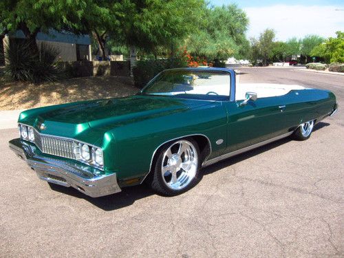 1973 chevrolet caprice classic convertible - full custom -air ride -1 of a kind!