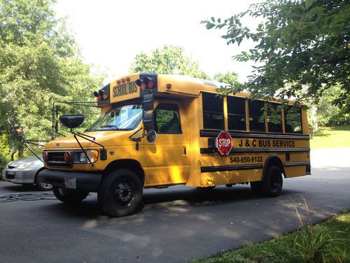 2001 ford e-450 econoline school bus van thomas 7.3l no reserve