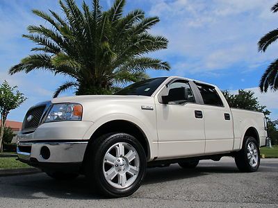 2007 ford f-150 supercrew lariat 4x4 leather sunroof very clean low reserve no