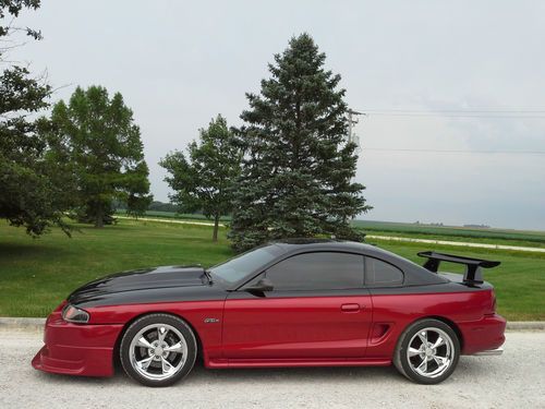 1998 ford mustang gt 4.6l supercharged, custom, hot rod,