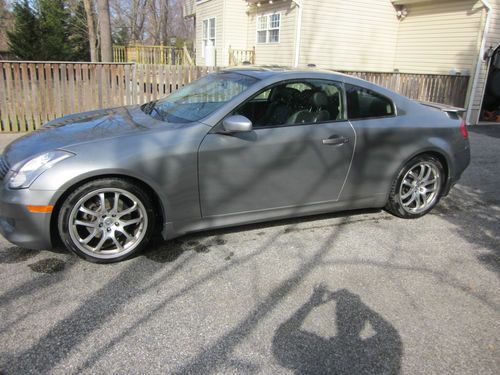 2007 g35 coupe 6mt (6 speed manual transmission)-loaded w/performance package