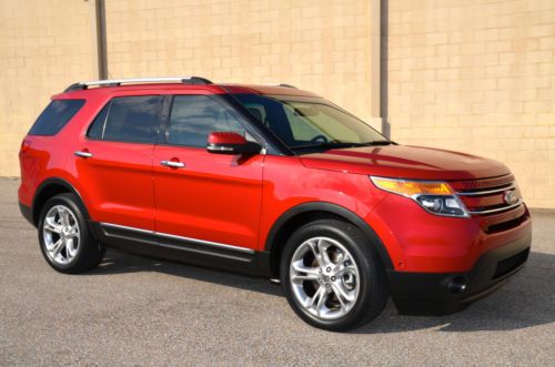 2011 ford explorer limited all options &amp; ford extended warranty pano,nav,ac seat