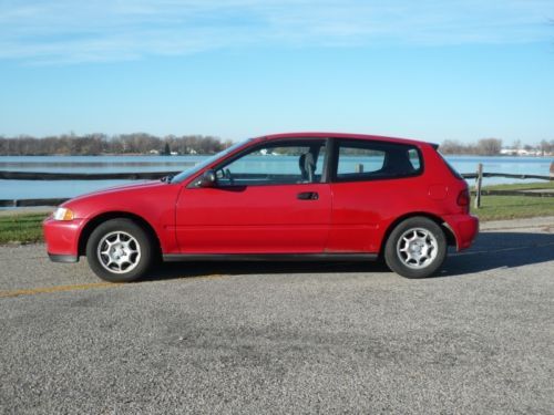 1995 Honda civic hatchback vx mpg