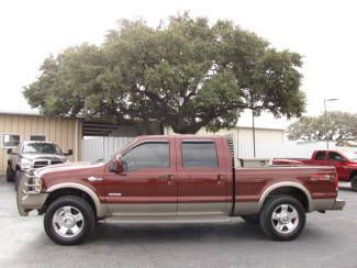 King ranch heated leather sunroof touch screen powerstroke diesel v8 4x4 fx4!