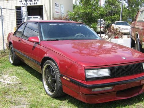 1988 buick lesabre t-type coupe 2-door 3.8l red