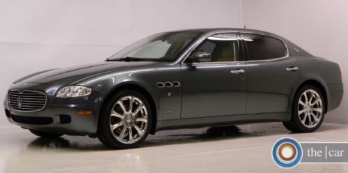 06 quattroporte navigation cds 19s heated seats phone shade maintained clean