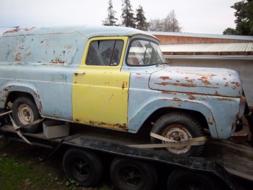 1959 ford f-100 panel truck project bill of sale only