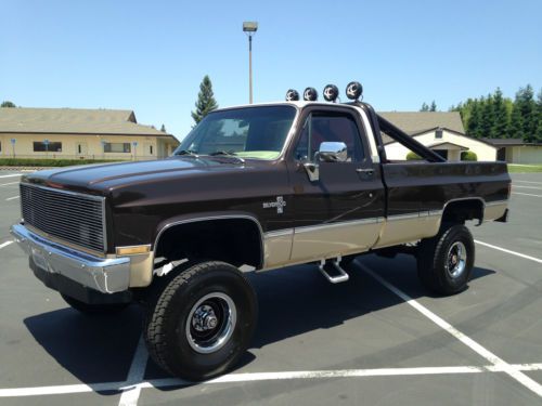 1983 chevy 4x4 68k original miles like new and rust free
