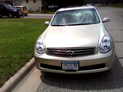 2005 infiniti g35 x  awd, low miles, fully loaded, no reserve