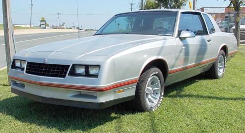1987 chevy monte carlo ss aero coupe - very rare with only 91,458 miles!