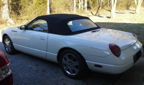 2002 ford thunderbird convertible with soft black top automatic