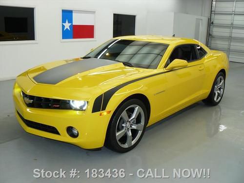 2010 chevy camaro 2lt rs 6spd htd seats spoiler only 9k texas direct auto