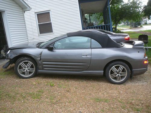 03 mitsubishi eclipse gt convertible only 75k miles!!! rebuildable