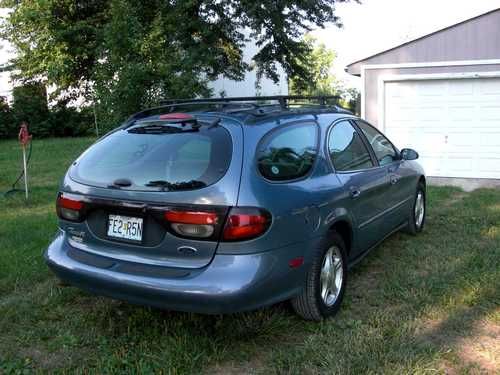 1999 ford taurus se wagon 4-door 3.0l, gray\blue, solid 29 mpg, very clean
