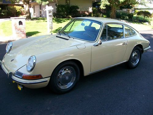 1966 porsche 912 swb coupe.  original champagne yellow.  matching numbers.   66