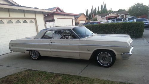 1964 chevrolet impala ss 327 5.4l 3-speed all #s maching 1-owner all original