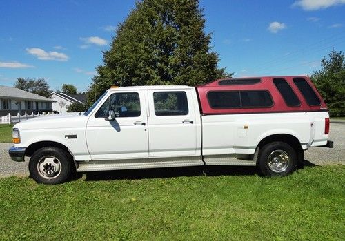 1996 f350 xlt dually     low miles