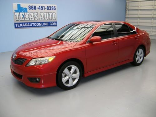 We finance!!!  2010 toyota camry se auto roof a/c 17 rims cd 1 own texas auto