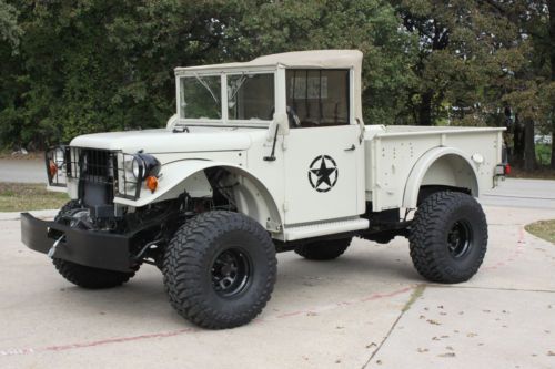 1951 dodge power wagon m37 modern 4x4 chassis 5.9 fi, o/d auto, all pwr,  a/c