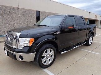 2010 ford f150 lariat crew cab short bed-moonroof-carfax certified-no reserve