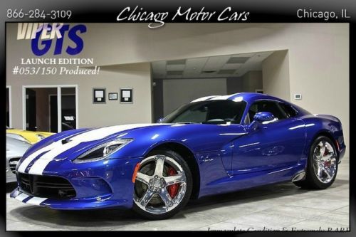 2013 dodge viper srt gts coupe launch edition #53 of 150 produced! blue perfect