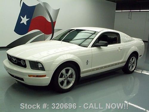 2007 ford mustang premium v6 pony 6-spd leather 43k mi texas direct auto