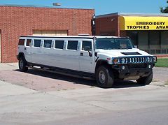 Hummer h2 200&#034; stretched limousine low miles
