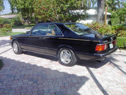 1990 mercedes-benz 560sec base coupe 2-door 5.6l  cleanest in the country