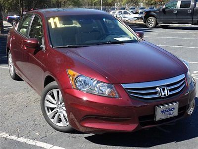 4dr honda accord ex  2.4l 4 cyl engine basque red low reserve, ask about financi