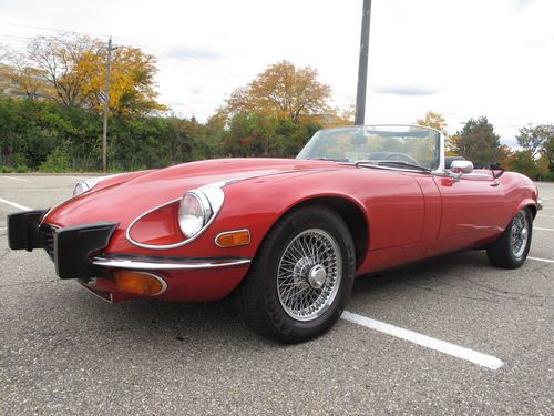 1974 jaguar e-type convertible - 78k miles - great cosmetic/mechanical condition