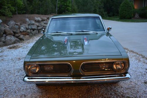 Restored 1968 plymouth barracuda fastback 6.3l &#034;numbers matching&#034;