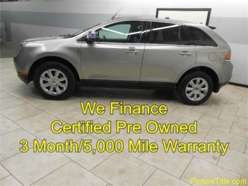 08 mkx ultimate pano roof lift gate heat cool seats leather we finance texas