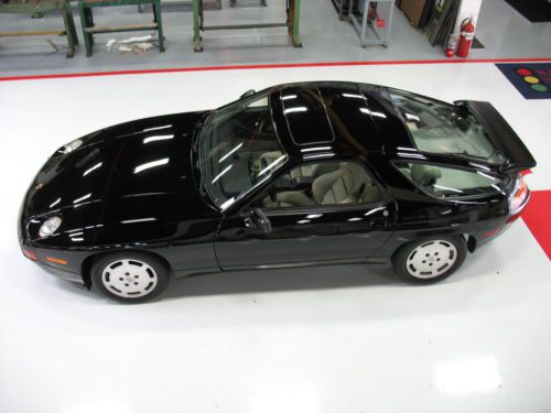1987 porsche 928 s4 coupe black w. light grey interior pristine condition!