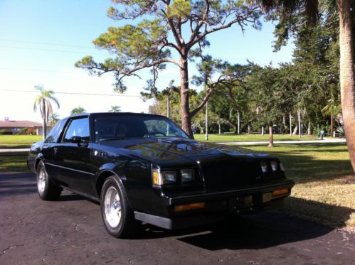 1987&#039; buick grand national ,well build ,over 25 k invested ,florida car !