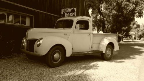 1940 ford original steel pickup