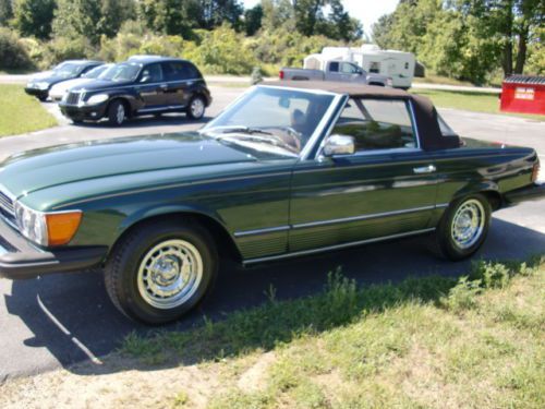 1979 mercedes 450 sl convertible extra clean stored climate controlled both tops