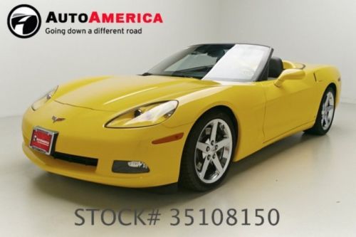 2007 chevy corvette convertible 26k low miles manual nav htd seats heads up