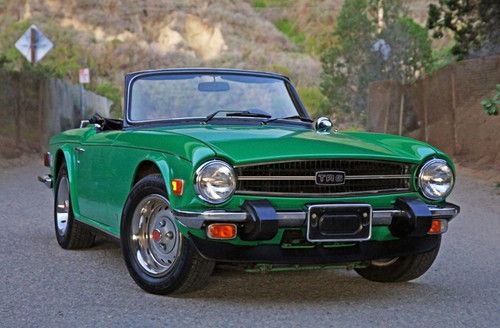 1976 triumph tr6 roadster -  49k orig. miles, one owner, beautifully preserved