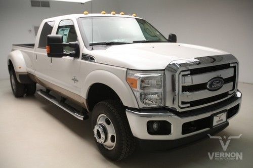 2013 drw lariat crew 4x4 fx4 navigation sunroof leather heated v8 diesel