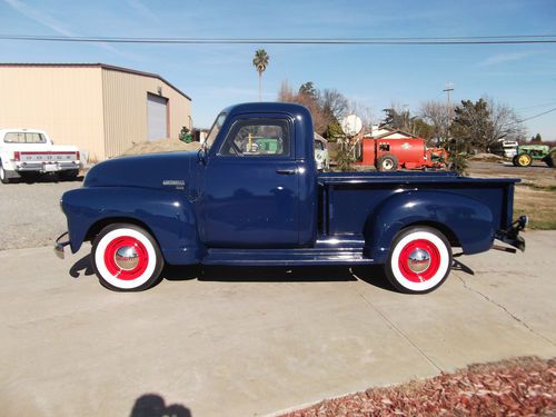 1950 chevy 1/2 ton pickup shortbed  rust free