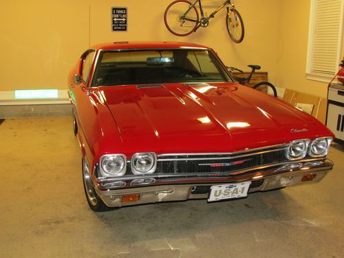1968 victory red chevelle 350/430hp enginefactory.com motor