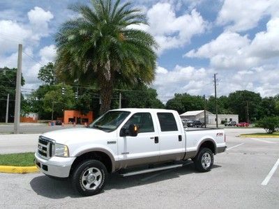Ford f250 crew cab lariat 4x4 fx4 offroad powerstroke turbo diesel one owner