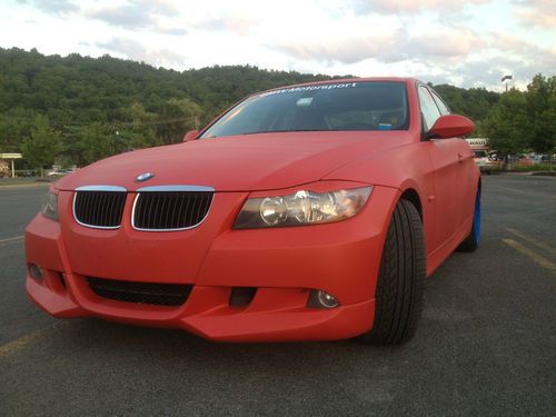 2006 bmw 325i base sedan 4-door 3.0l dipped red matte 115k automatic ny 14850