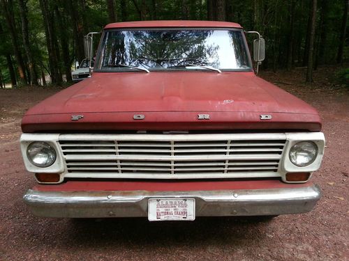1969 ford f100 truck long wheel base 390 with 3 on tree