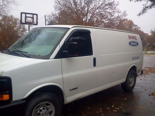Chevrolet express 2500 van / hvac service van / utility van / work van