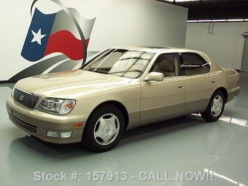 1999 lexus ls400 sunroof htd leather nav only 39k miles texas direct auto