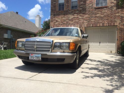 1984 mercedes benz 500sel euro model!!! needs a loving home and tlc.