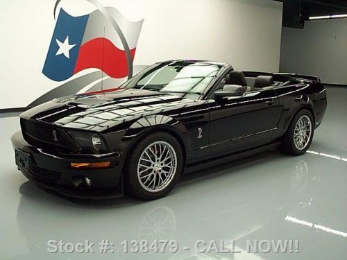 2009 ford shelby gt500 cobra svt convertible 6-spd 17k texas direct auto